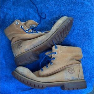 Timberland Tan Leather Ankle Boots